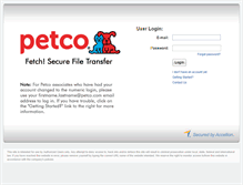 Tablet Screenshot of fetch.petco.com